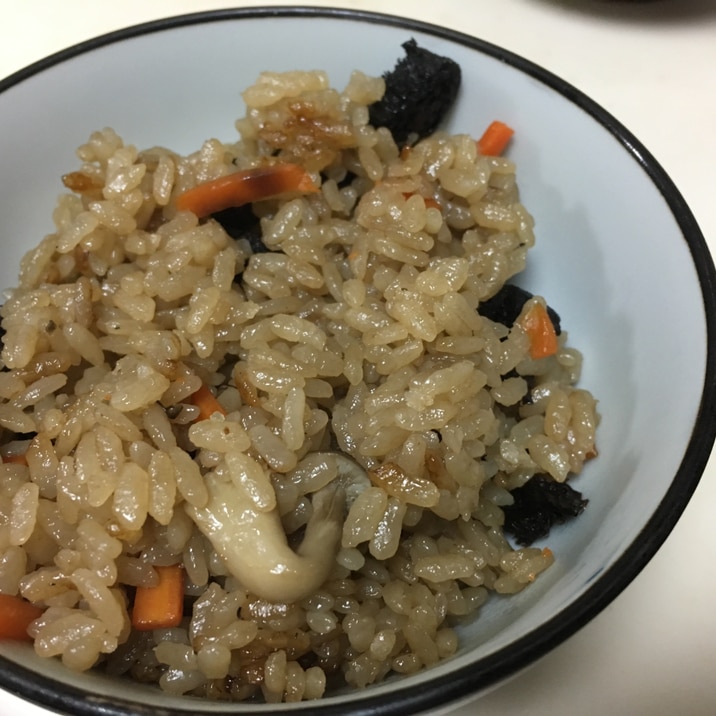 香茸の炊き込みご飯 香りが最高!
